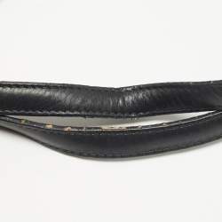 Pre Owned Dior Black Cannage Coated Canvas Medium Panarea Shopper Tote