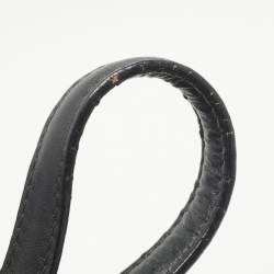 Pre Owned Dior Black Cannage Coated Canvas Medium Panarea Shopper Tote