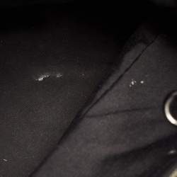 Pre Owned Dior Black Cannage Coated Canvas Medium Panarea Shopper Tote