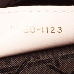 Pre Owned Dior Pink Cannage Leather Large Lady Dior Tote