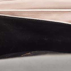 Pre Owned Dior Black Cannage Leather Large Miss Dior Flap Bag