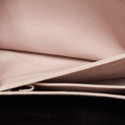 Pre Owned Dior Black Cannage Leather Large Miss Dior Flap Bag