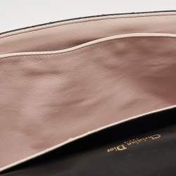 Pre Owned Dior Black Cannage Leather Large Miss Dior Flap Bag