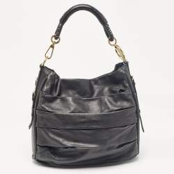 Dior Black Leather Libertine Hobo