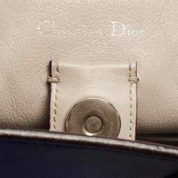 Dior Purple Leather Large Diorissimo Shopper Tote