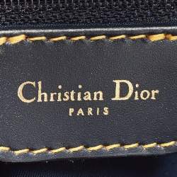 Dior Blue Oblique Canvas Saddle Bag