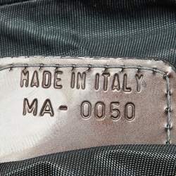 Pre Owned Dior Beige/Purple Calfhair and Bead Embellished Limited Edition 498/880 Malice Shoulder Bag