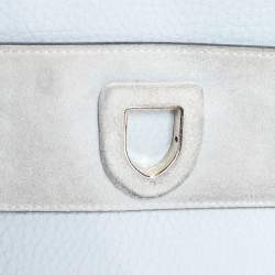 Pre Owned Dior Blue Leather Mini Diorever Tote