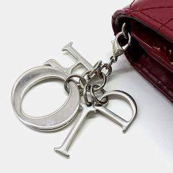 Pre Owned Christian Dior Patent Cannage Clutch