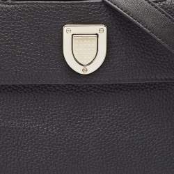 Pre Owned Dior Black Leather Mini Diorever Top Handle Bag
