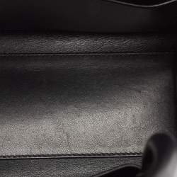 Pre Owned Dior Black Leather Mini Diorever Top Handle Bag