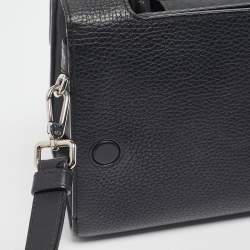 Pre Owned Dior Black Leather Mini Diorever Tote