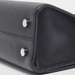 Pre Owned Dior Black Leather Mini Diorever Tote