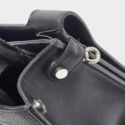 Pre Owned Dior Black Leather Mini Diorever Tote