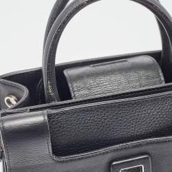 Pre Owned Dior Black Leather Mini Diorever Tote