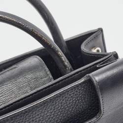 Pre Owned Dior Black Leather Mini Diorever Tote