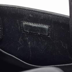 Pre Owned Dior Black Leather Mini Diorever Tote