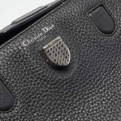 Pre Owned Dior Black Leather Mini Diorever Tote