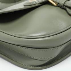 Dior Green Leather Medium Bobby Shoulder Bag