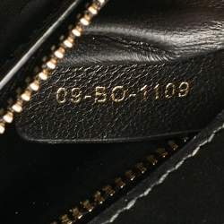 Dior Black Leather Montaigne 30 Flap Shoulder Bag