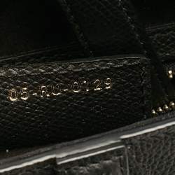 Pre Owned Dior Black Leather Saddle Bag