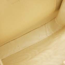 Pre Owned Dior Yellow Cannage Leather Lady Dior Phone Holder with Chain