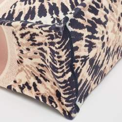 Pre Owned Dior Multicolor Canvas Tie & Dior Embroidered Book Tote