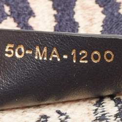 Pre Owned Dior Multicolor Canvas Tie & Dior Embroidered Book Tote