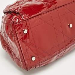 Dior Red Patent Patent Leather Le Trente Tote