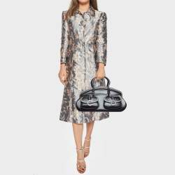Pre Owned Dior Black Leather Detective Satchel
