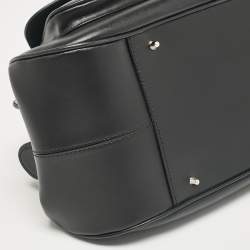 Pre Owned Dior Black Leather Detective Satchel
