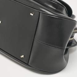 Pre Owned Dior Black Leather Detective Satchel
