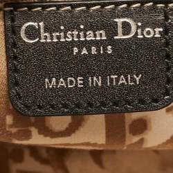 Pre Owned Dior Black Leather Detective Satchel