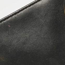 Pre Owned Dior Black Cannage Patent Leather Medium Caro Shoulder Bag