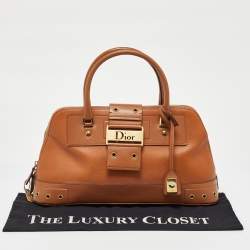 Dior Tan Leather Street Chic  Satchel