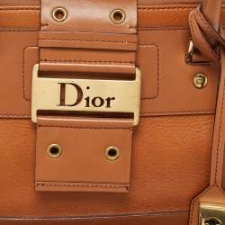 Dior Tan Leather Street Chic  Satchel