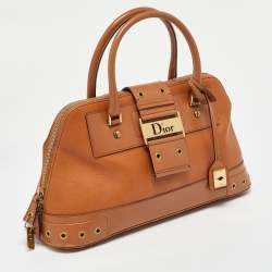 Dior Tan Leather Street Chic  Satchel