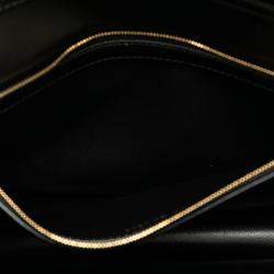 Pre Owned Christian Dior Black Lambskin  Dior Cannage My Bag Handbag