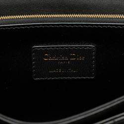 Pre Owned Christian Dior Black Lambskin  Dior Cannage My Bag Handbag