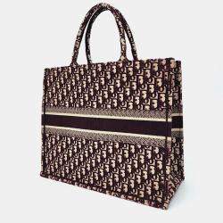 Pre Owned Christian Dior Oblique Book Tote Bag 42