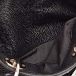 Pre Owned Dior Black Leather Diorissimo Satchel