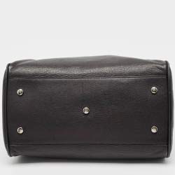 Pre Owned Dior Black Leather Diorissimo Satchel