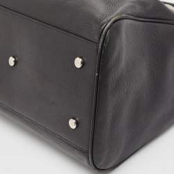 Pre Owned Dior Black Leather Diorissimo Satchel