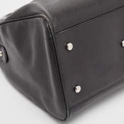 Pre Owned Dior Black Leather Diorissimo Satchel