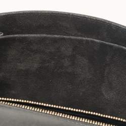 Dior Black Leather Medium Studded Diorama Flap Shoulder Bag