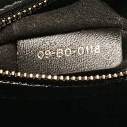 Dior Black Leather Medium Studded Diorama Flap Shoulder Bag