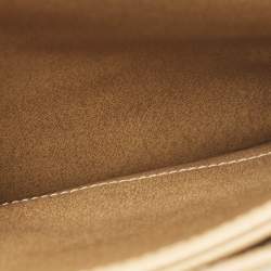 مملوكة مسبقًا Dior Beige Honeycomb Monogram Coated Canvas and Leather Flap Crossbody Bag