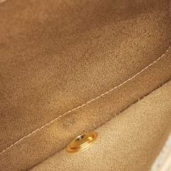 مملوكة مسبقًا Dior Beige Honeycomb Monogram Coated Canvas and Leather Flap Crossbody Bag