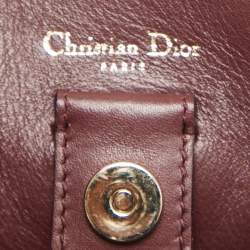 Pre Owned Dior Red Leather Small Diorissimo Tote