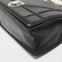 Dior Black Leather Medium Diorama Shoulder Bag